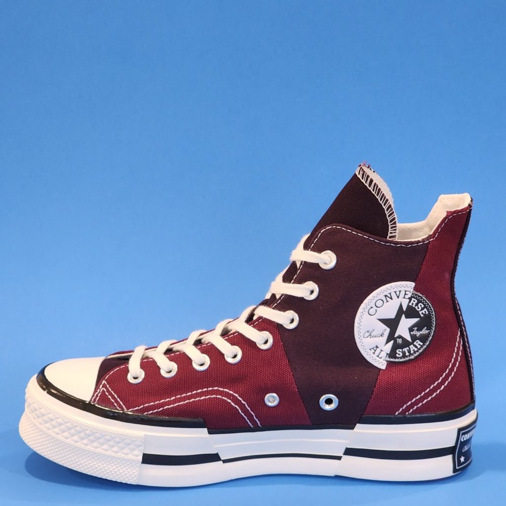 Converse Chuck 70 Plus Hi 'Dark Beetroot' Canvas Unisex Sneakers A01389C NWT - Picture 3 of 6